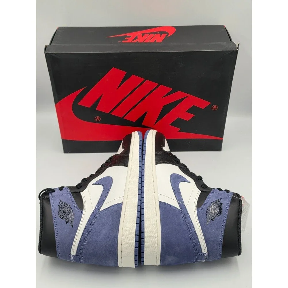 Nike Air Jordan 1 High OG Blue Moon Best Hand Mens 10.5 555088 115 Nib